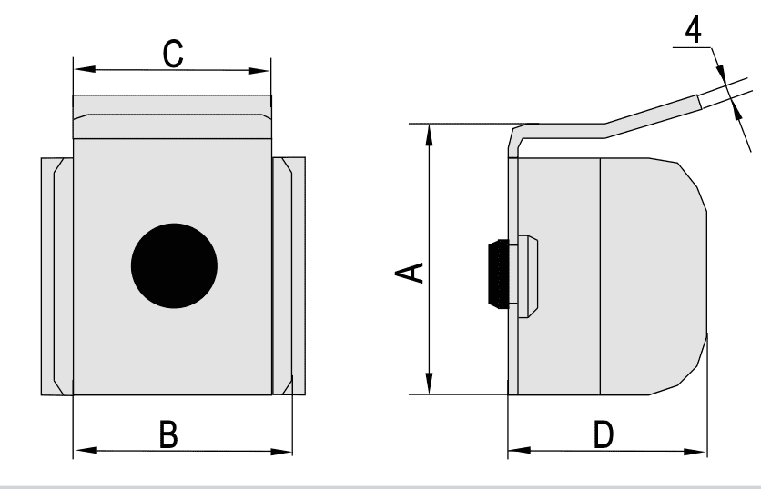 Closing safety leaf for sliding gates